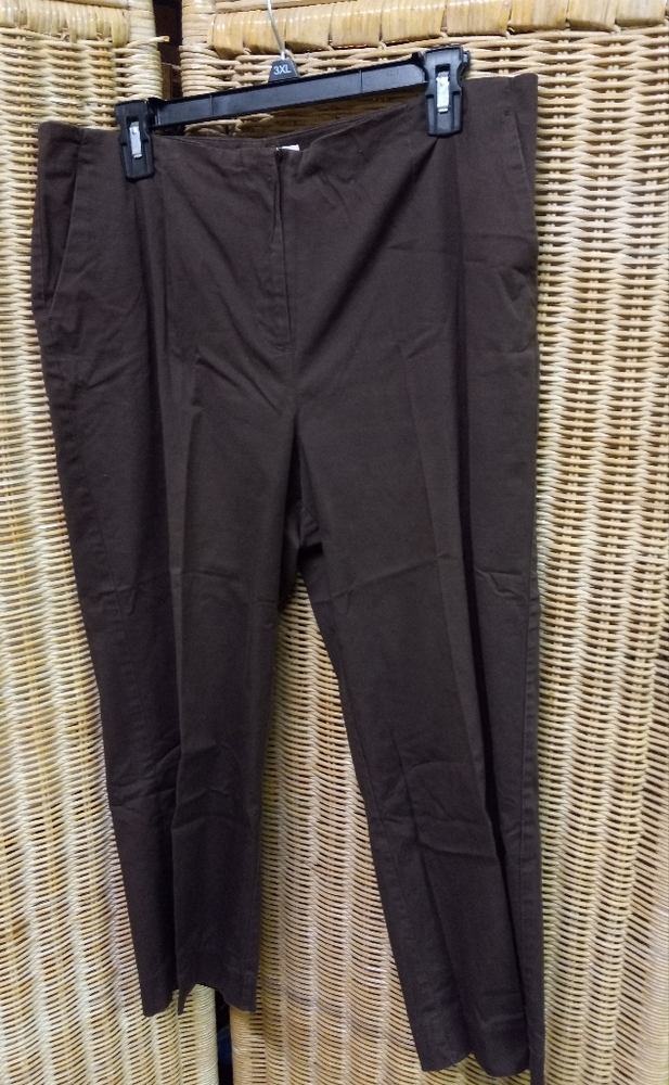 Covington Capris  Pants Women's Brown Spandex Size 12